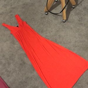 Orange JCrew Sundress